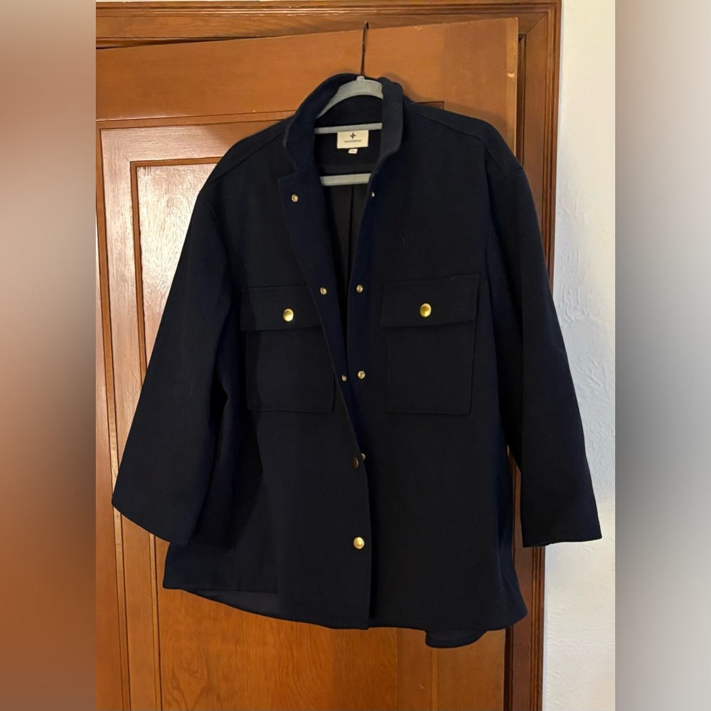 Tuckernuck Navy Utility Jacket with Gold Accents